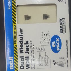 Duel Modular Wall Jacks