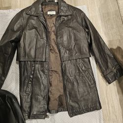 Leather Coat 
