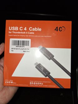 AIRSKY USB C 4 Thunderbolt 4 Cable 10ft