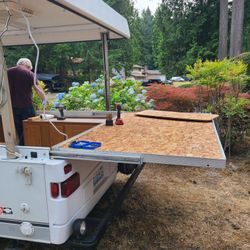 Bed From 2003 Coleman Pop Up Trailer With Sliders