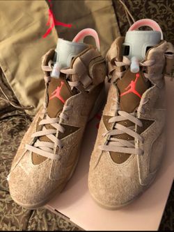 Travis Scott Jordan 6s British Khakis