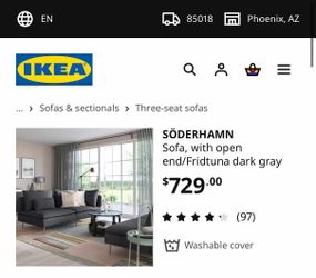 IKEA SODERHAMN modular sofa couch