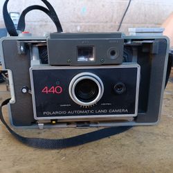 vintage 440 polaroid automatic land camera