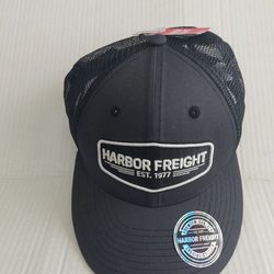 Harbor Freight Trucker Hat Special Edition Charcoal Gray Snapback Cap New W/ Tag