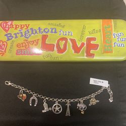 Brighton Texas Charm Bracelet NEW!!!