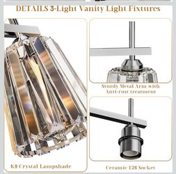 Kernlite crystal bathroom fixtures