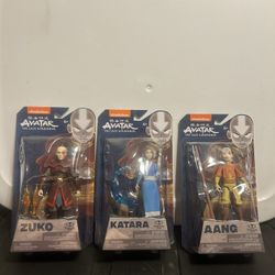Lot Is 3 Avatar The Last Airbender Zuko, Aang and Katara All New 