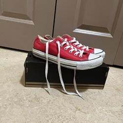 Red Converse Lows | Size 5.5 Men