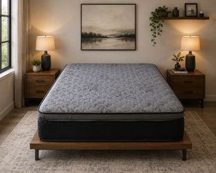Queen Size Mattress 14” Inches Thick Pillow Top. Quality and Comfort,  Available All Sizes. New From Factory. Same Day Delivery