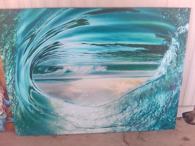 A Picture Of The Ocean No Damage New Looking $80 Online On eBay Brand New I'm Selling This One Only For $10 Can Beat That Brand New