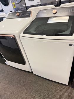 SAMSUNG WASHER AND DRYER TOP LOAD SET ON SALE|WARRANTY
