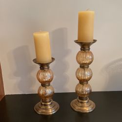 Glass Candle Pillars /Holders