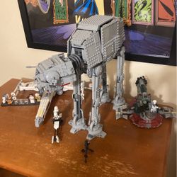 3 Completed Star Wars Lego Sets