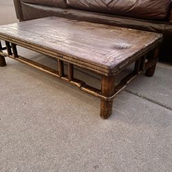 Super Cool Antique Chinese Ming Shanxi Low Kang Table Tea Table Coffee Table