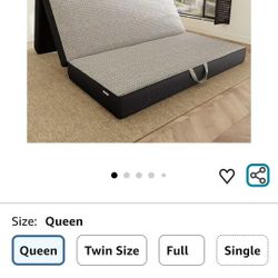 Memory Foam Trifold Mattress