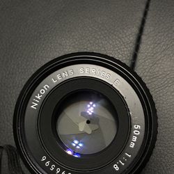 Nikon series E 50mm 1.8 lens