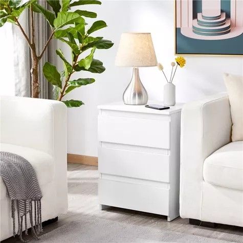 Yaheetech 3-Drawer End Table Nightstand for Bedroom, Living Room, Home Office
New never taken out the box.
613983
