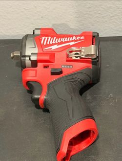 New Milwaukee M12 Fuel 3/8 Stubby Impact Wrench