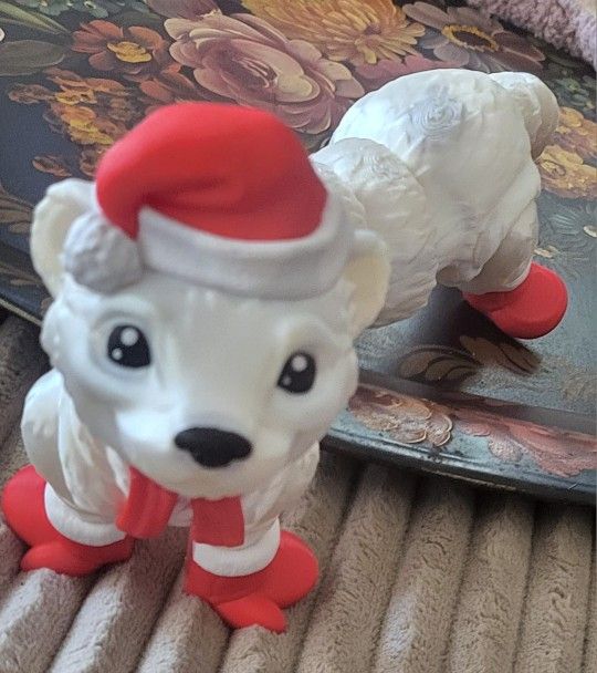 Christmas Ferret 2LB White Silk 3D PRINTED