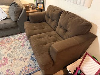 Love Seat Chocolate Brown