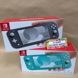 Nintendo Switch Lite New Game Console - Pay $1 today and pay the rest later -