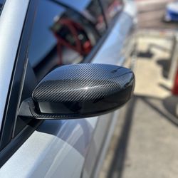 Dodge Charger Carbon Fiber Mirror Caps