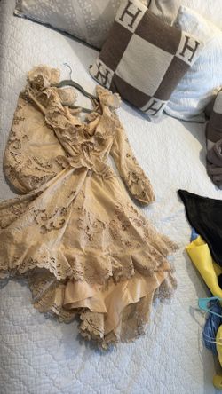 ZIMMERMAN BEIGE DRESS