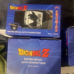 Dragon ball z Ramen Bowl With Chopsticks