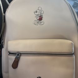 Disney x Coach Mickey Full Size Backpack! 