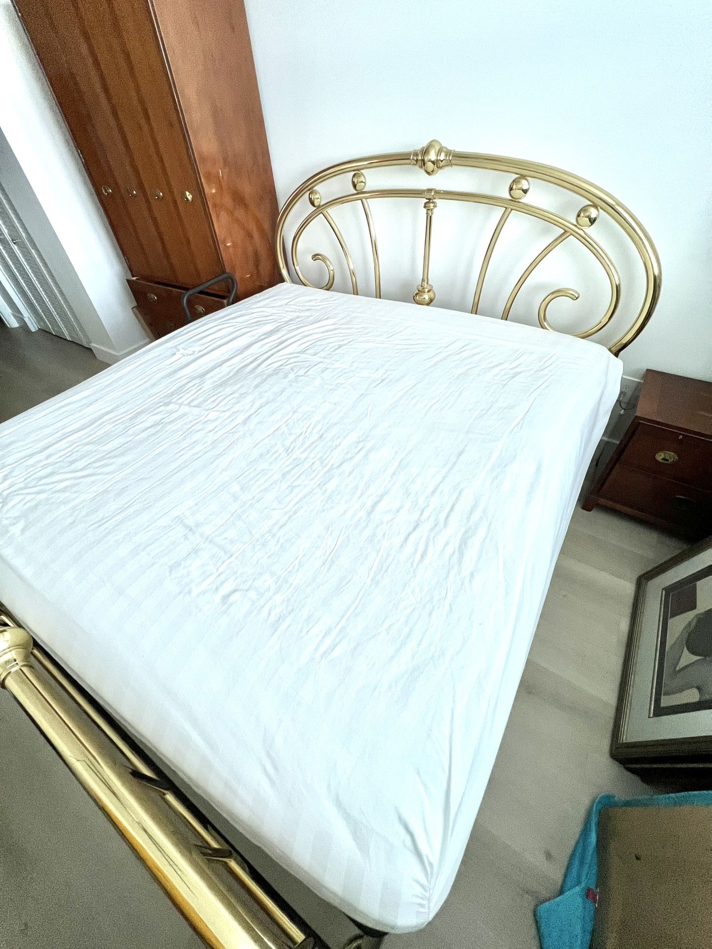 Vintage Brass King Bed frame