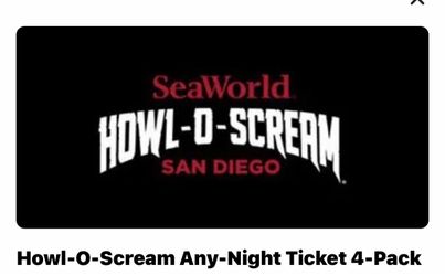 Howl-o-Scream Tickets