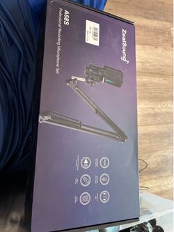 Zealsound A68S Rgb Recording Microphone with Articulated Arm/usb Condenser Mic