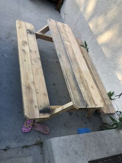 Wooden Pic Nic Bench Handmade
