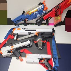 Nerf Guns and accessories 