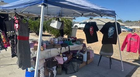 Having a yard sale