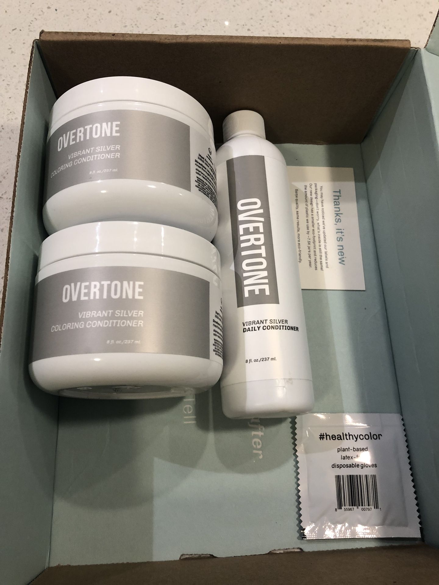 Overtone Silver Coloring Conditioner