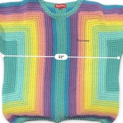 Multicolored Crochet Supreme Sweater