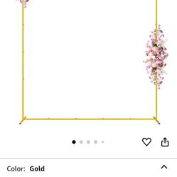 Gold Wedding Arch. Brand New In Box