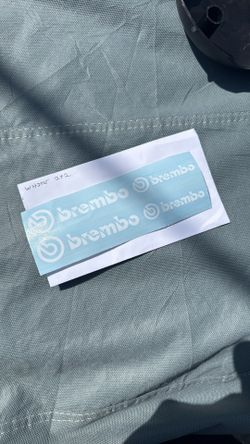 Brembo Decals For 6 Pistons