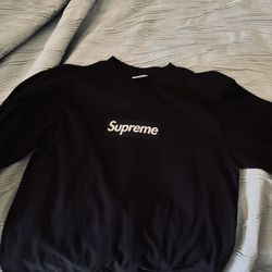 supreme logo long sleeve t-shirt 