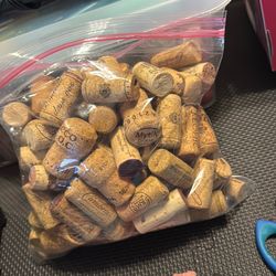 Bag of corks for crafting