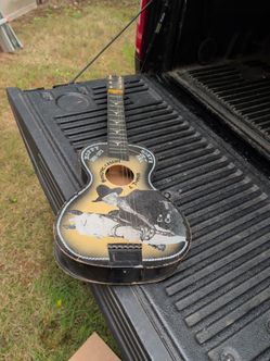 Hopalong Cassidy Vintage Toy Guitar
