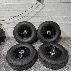 16" Vision HD 85 FORD Econoline Wheels Rims Set of 4 16X7 8 x 165.1 + New Tires