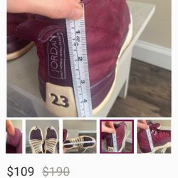 BURGUNDY Jordan Retro 12