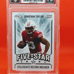 Set Of 2 2020 Graded 10 Jonathan Taylor Rookies 