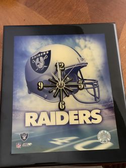 Raiders Clock
