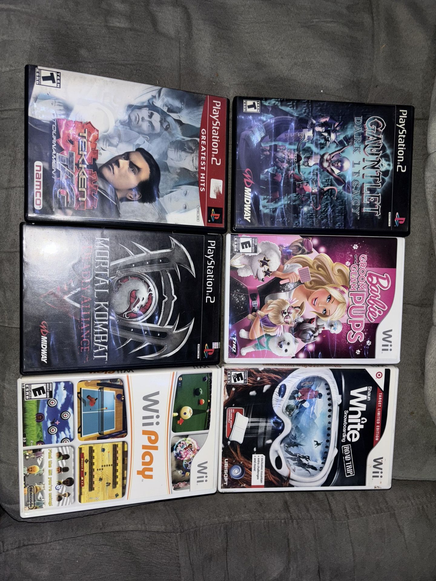 Wii And PlayStation 2 Games