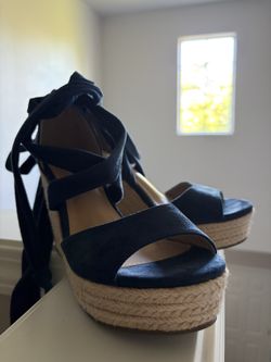 Espadrille Wedge Blue