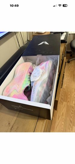 Adidas AE 1 Anthony Edwards LOW White Pink "Cotton Candy" (JR3915) DS SIZE 13  size 12DS