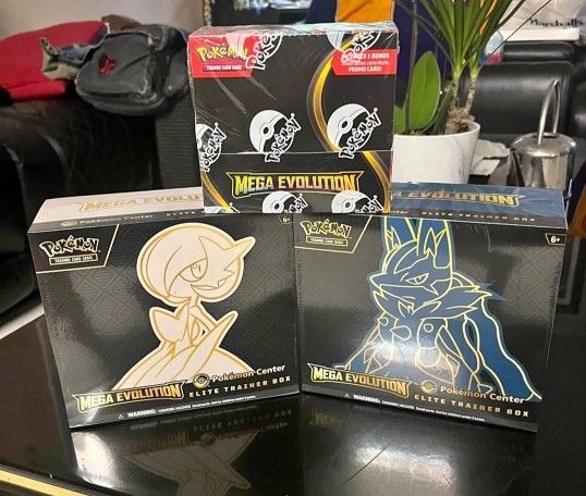 Pokemon Mega Evolutions PC ETBs + Enhanced Booster box